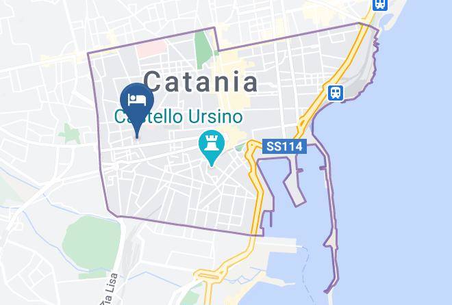 Catania - Katane Holidays Maps