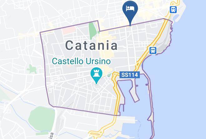 Catania - Katane Palace Hotel Maps