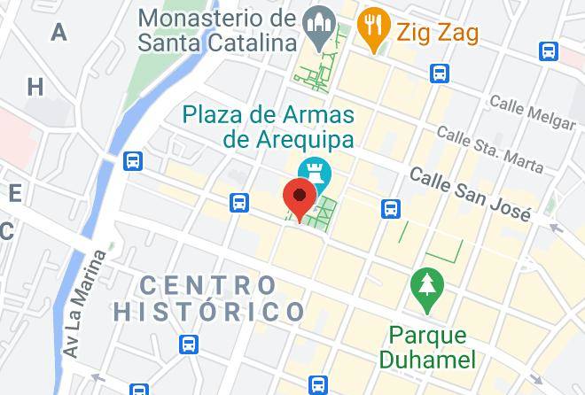 Arequipa - Katari Hotel At Plaza De Armas Maps