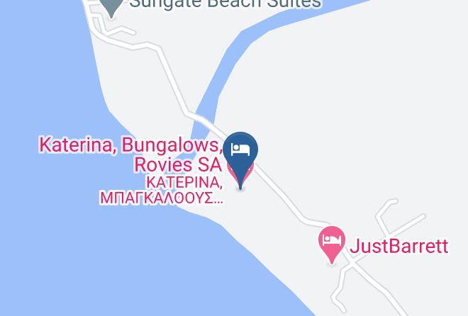 Euboea - Katerina Bungalows Rovies S A Maps