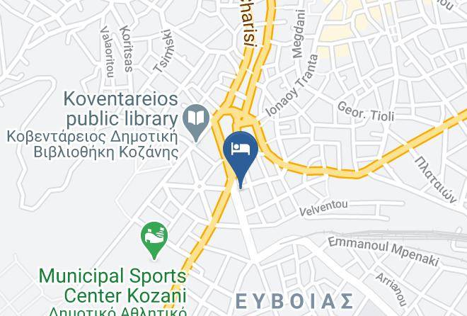 Katerina Hotel Map
