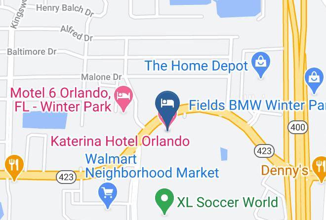 Orange - Katerina Hotel Orlando Maps