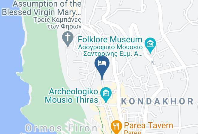 Thira - Katikies Garden Santorini Maps