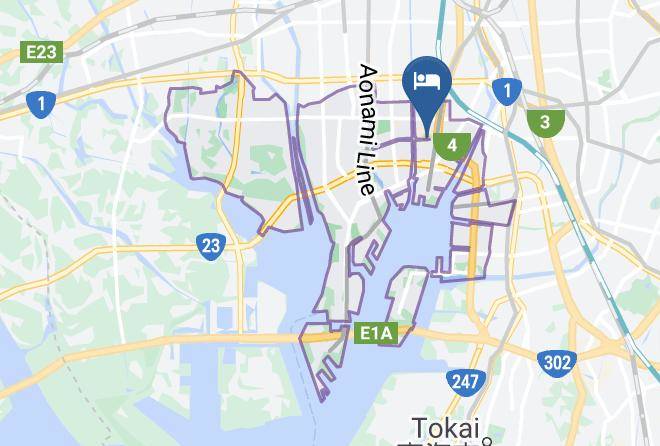 Nagoya City Minato Ward - Kato Inn Maps