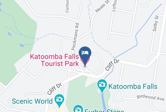 Katoomba Falls Tourist Park Map