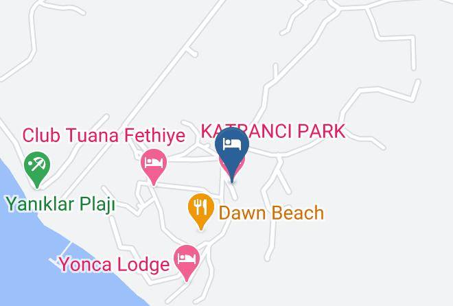Mugla - Katranci Park Hotel Maps