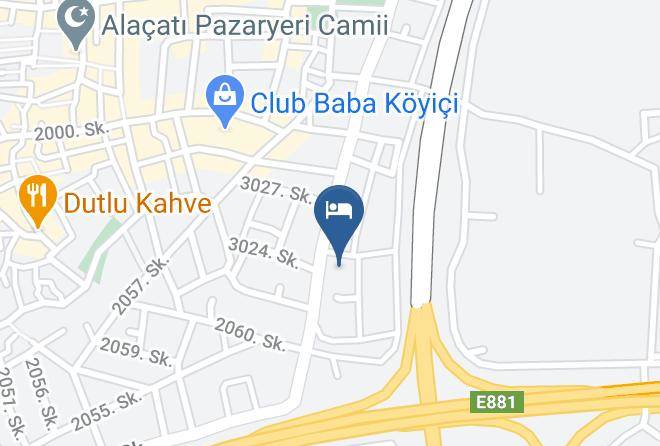 Cesme - Katre Otel Maps