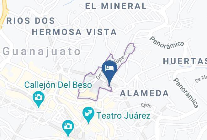 Guanajuato Alameda - Katrin Poshtel Maps
