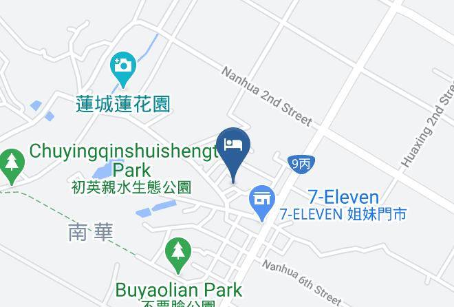 Katsu B&b Mapa - Taiwan - Hualiennty