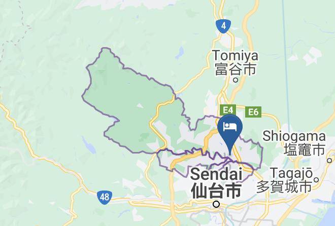 Sendai City Izumi Ward - Katsura Ryokan Maps