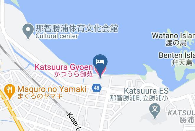 Katsuura Gyoen Map - Wakayama Pref - Nachikatsuura Townhigashimuro District
