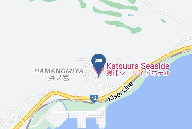 Nachikatsuura Townhigashimuro District - Katsuura Seaside Hotel Maps