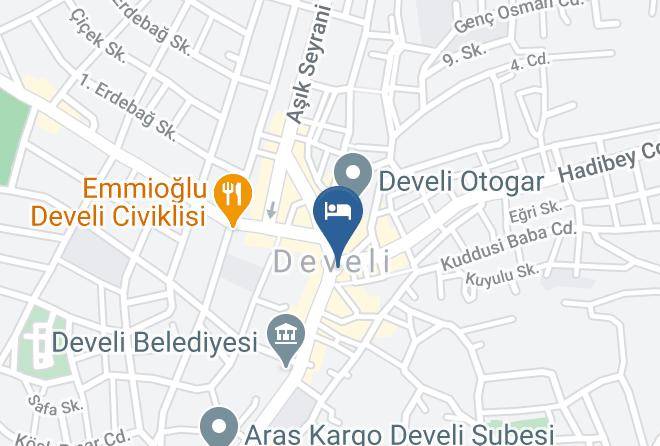 Develi - Kattas Oteli Maps