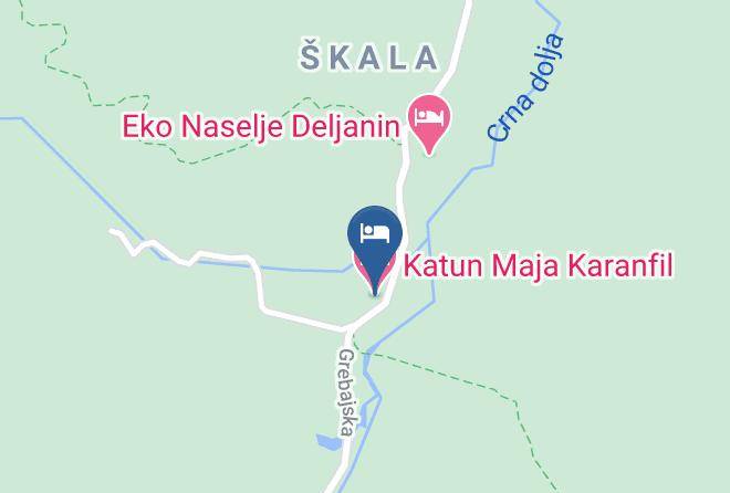 Gusinje - Katun Maja Karanfil Maps