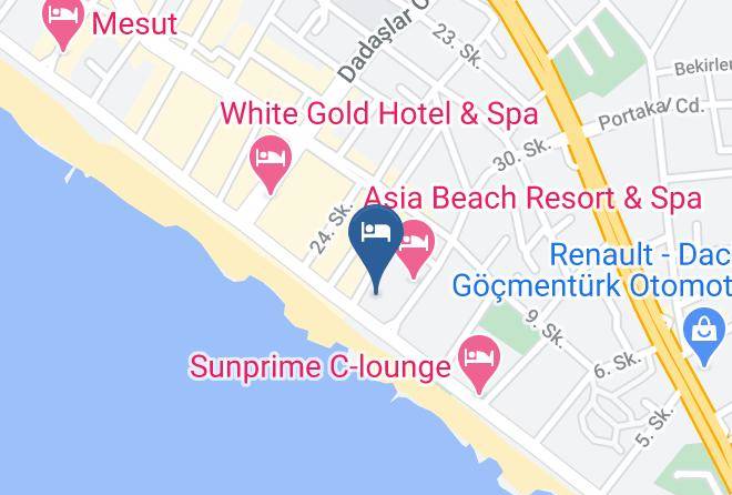 Alanya - Katya Hotel Maps