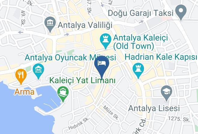 Kaucuk Hotel Map - Antalya - Muratpasa