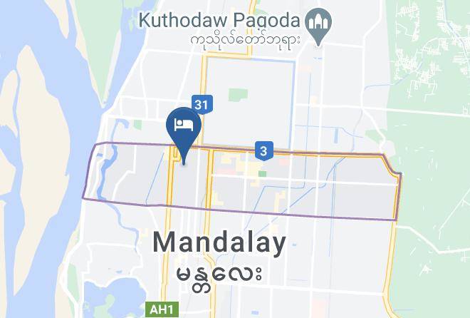 Chanayetharzan - Kaung Wai Hotel Maps