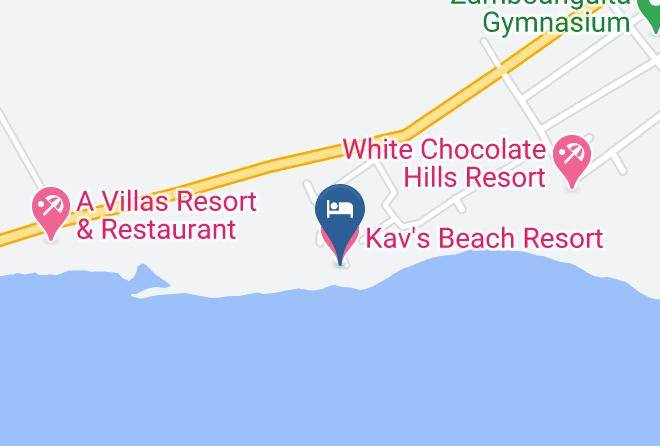 Negros Oriental - Kav's Beach Resort Maps