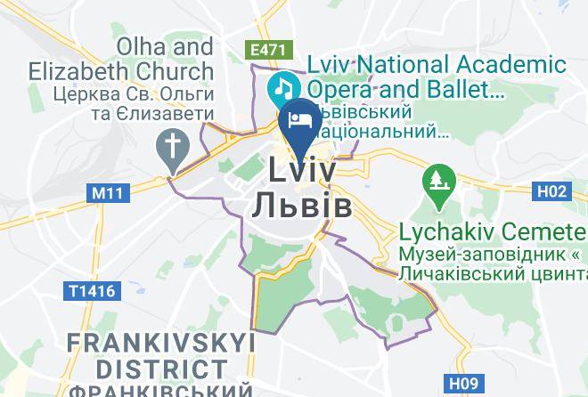 Lviv - Kava Khotel Maps