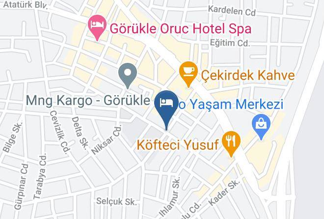 Nilufer - Kavala Hotel Bursa Maps