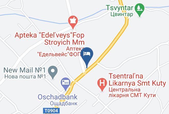 Kosiv Raion - Kavaler Inn Hotel Maps
