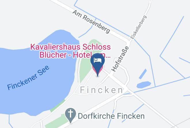 Mecklenburgische Seenplatte - Kavaliershaus Schloss Blucher Hotel Am Finckener See Maps
