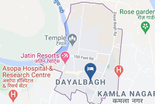 Agra - Kaveri Lodge Maps