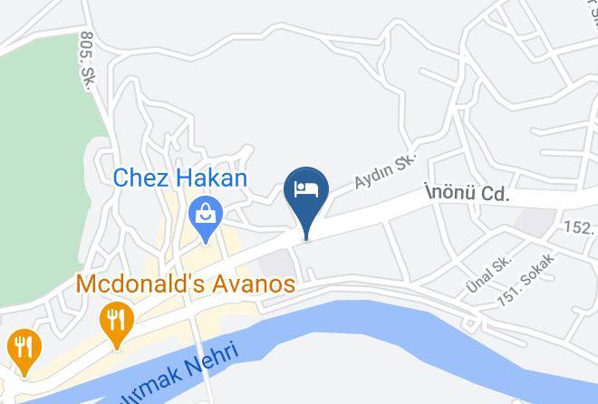 Avanos - Kavuncu Pansiyon Maps