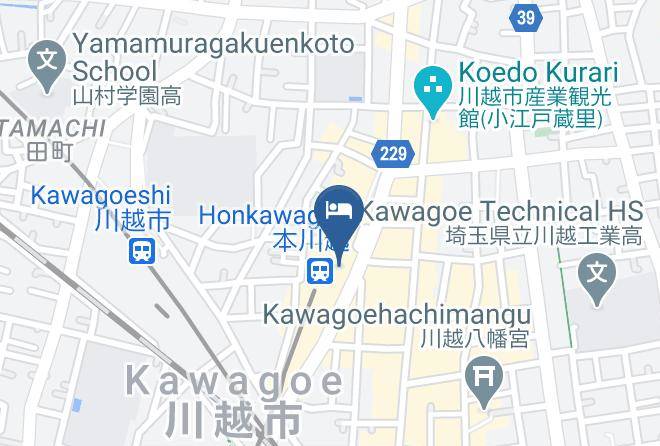 Kawagoe City - Kawagoe Prince Hotel Maps