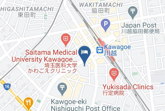 Kawagoe City - Kawagoe Tobu Hotel Maps