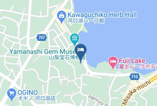 Fujikawaguchiko Townminamitsuru District - Kawaguchiko Hotel Maps