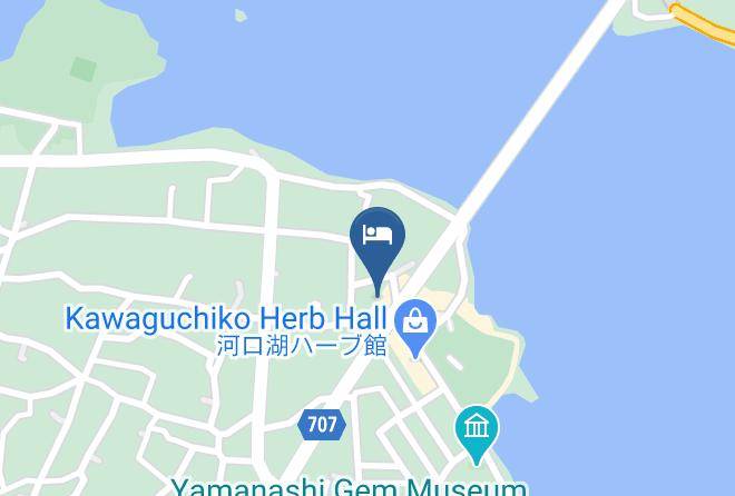 Fujikawaguchiko Townminamitsuru District - Kawaguchiko Lakeside Hotel Maps