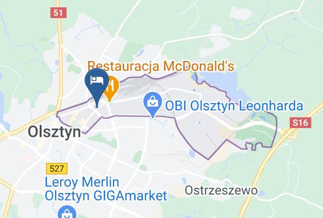 Olsztyn - Kawalerka Maps