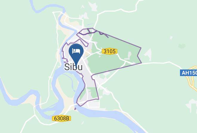 Bahagian Sibu - Kawan Hotel Maps