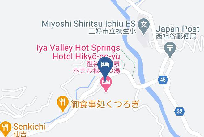 Miyoshi City - Kawanoe Business Hotel Maps