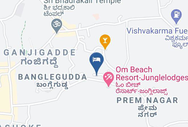Kumta - Kawari Resorts Gokarna Maps