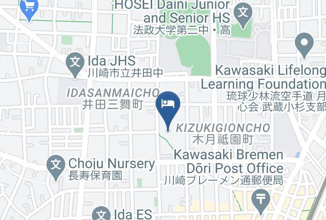 Kawasaki City Nakahara Ward - Kawasaki International Center Hotel Maps