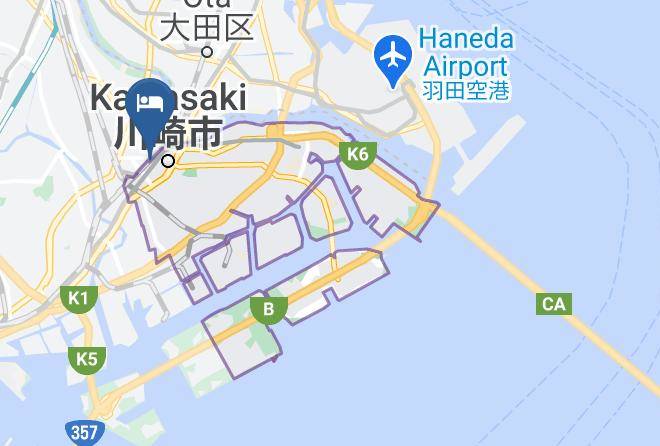 Kawasaki City Kawasaki Ward - Kawasaki Nikko Hotel Maps