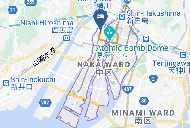Hiroshima City Naka Ward - Kawate Ya Maps