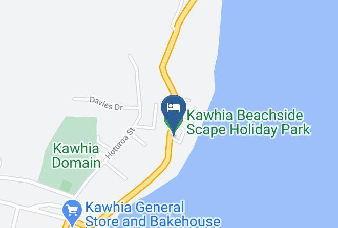 Otorohanga - Kawhia Beachside Scape Holiday Park Maps