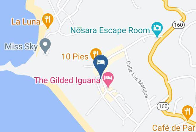 Nicoya - Kaya Sol Surf Hotel Maps