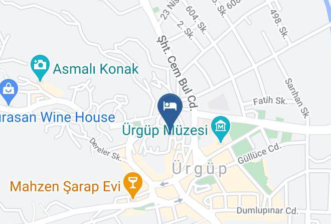 Urgup - Kayadibi Cave Otel Maps