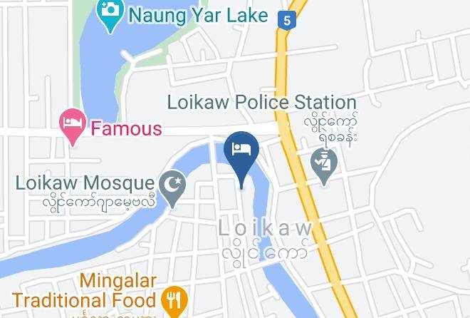 Loikaw - Kayah Land Hotel Maps