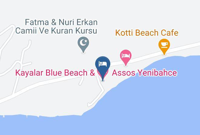 Kayalar Blue Beach & Hotel Map