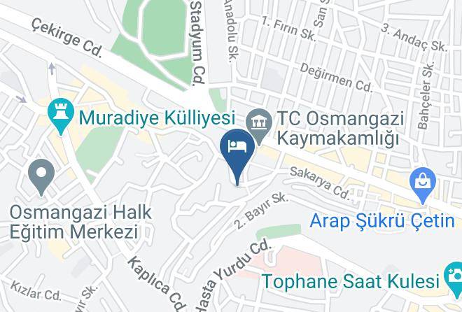 Osmangazi - Kayibeyi Hotel Restaurant Maps