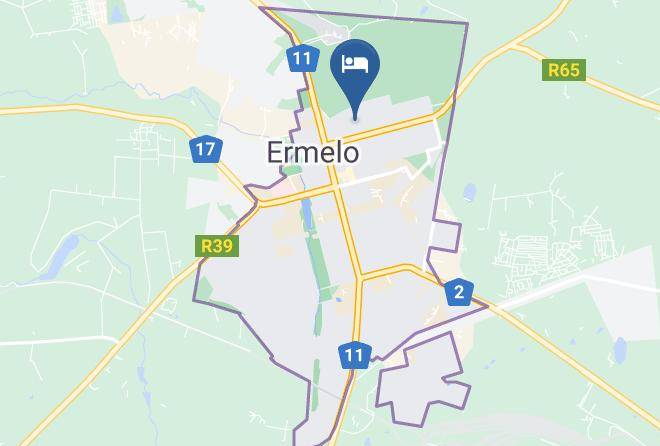 Khayalami Hotels Ermelo Map