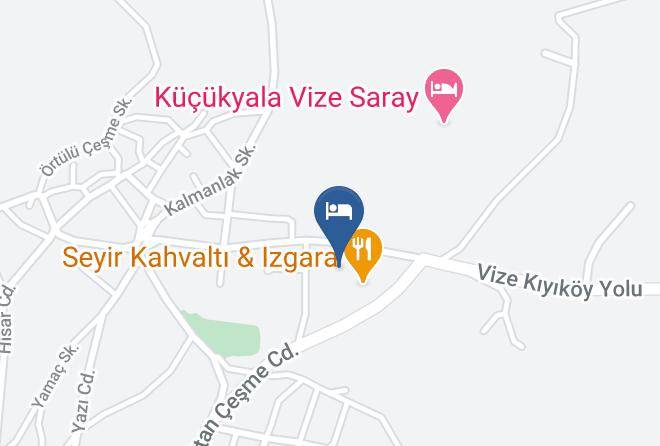 Vize - Kaymazlar Otel Maps