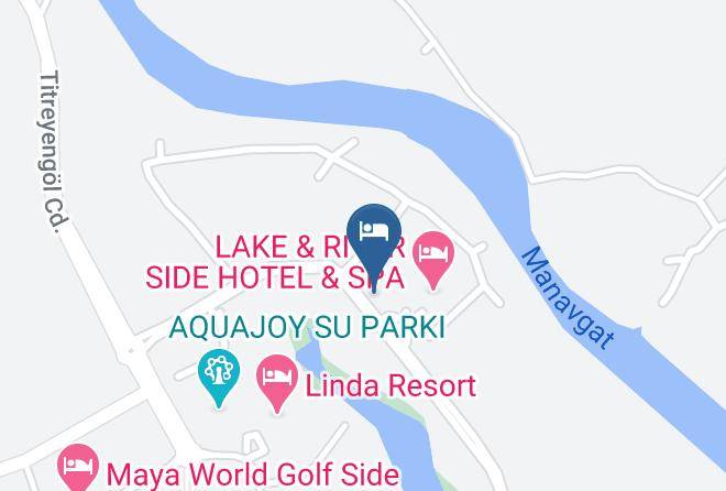 Manavgat - Kayra Bungalov Otel Maps