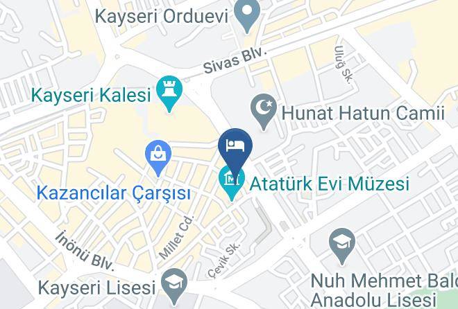 Melikgazi - Kayseri Kosk Hotel Maps