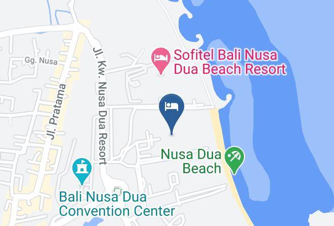 Badung Regency - Nusa Dua Beach Hotel & Spa Bali Maps